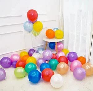 Flipkart.com | Propsy Solid HD/Latex/Metalic 50 Balloons Multicoloured ...