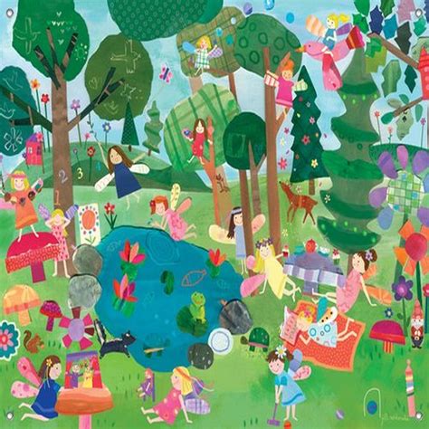 Oopsy Daisy Forest Fairies by Jill McDonald Canvas Wall Murals, 42 by ...