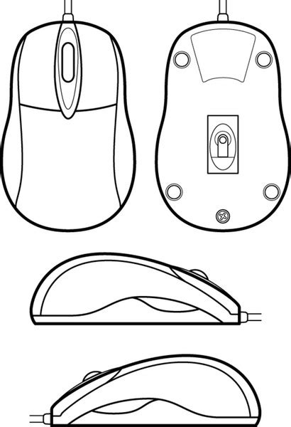 Draw a Computer Mouse with Parts 的图像结果
