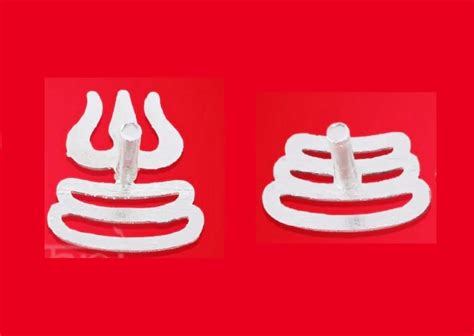 de'smat Silver Spiritual Forehead Teeka Tilak Applicator/Stamp Tool ...