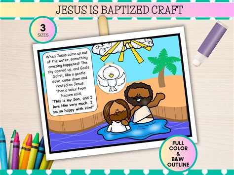 Jesus Is Baptized Craft