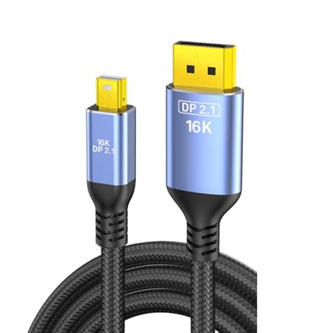 INICIO 16K Mini DisplayPort to DisplayPort 2.1 Cable 1m/3.3ft [ 16K ...