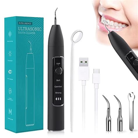 HANNEA® Ultrasonic Plaque Remover Electric Plaque Remover with 480P ...