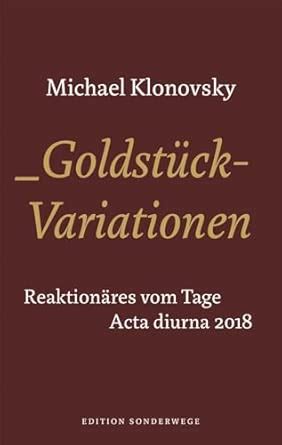 Amazon.in: Buy Goldstück-Variationen: Reaktionäres vom Tage. Acta ...
