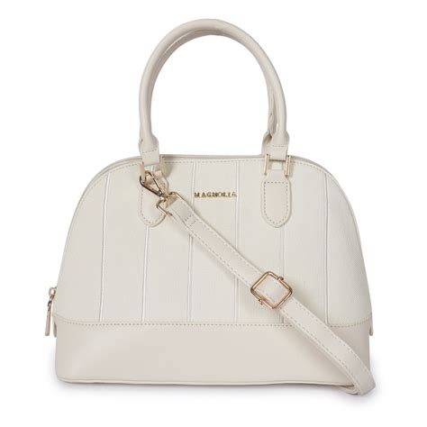 Magnolia City Satchel White
