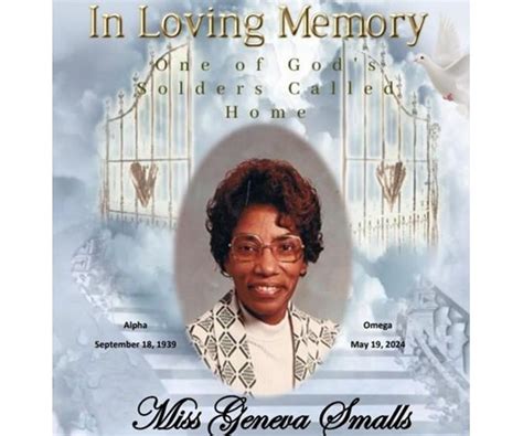 Geneva Smalls Obituary (2024) - Conway, SC - Latimer's Funeral Home