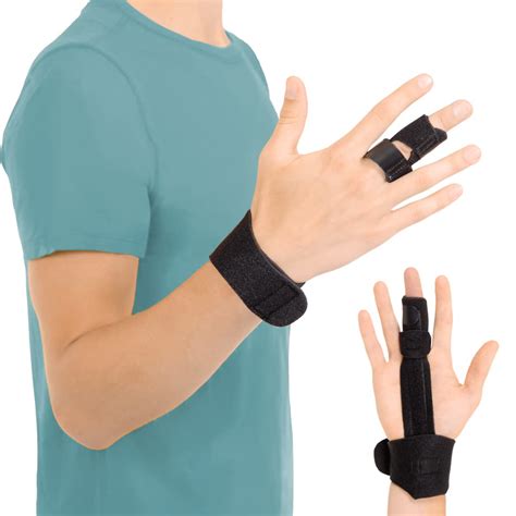 Buy BraceAbility Finger Splint - Adjustable Support Guard for Jammed or ...