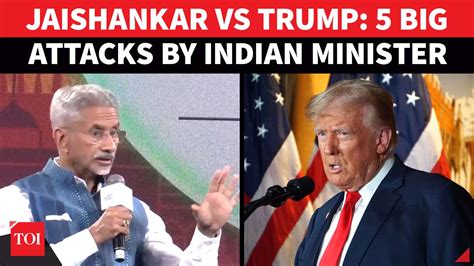 Jaishankar Hits Out At Trump With Hard-Hitting FACTS; Slams U.S ...