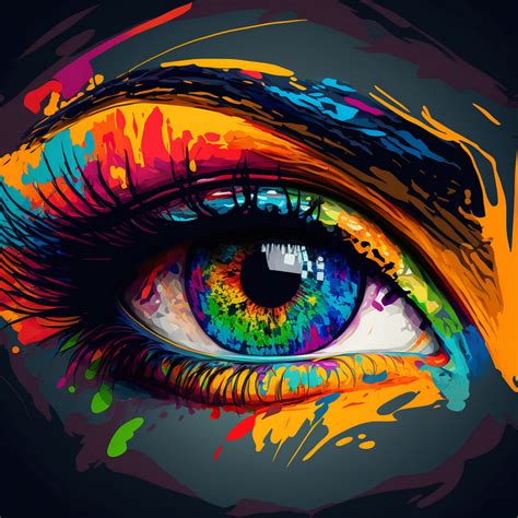 Beautiful Eye Painting - painting of eyes