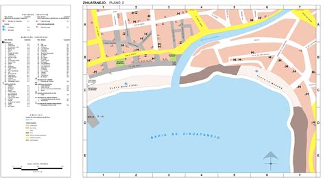 Zihuatanejo Mexico Map - map of downtown zihuatanejo
