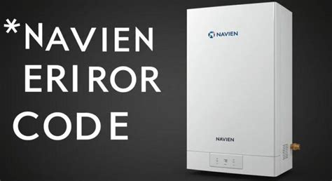 Navien Error Code E001 的图像结果