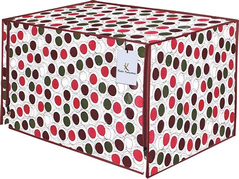 Buy Kuber Industries Dots Design PVC Microwave Oven Full Closure Cover ...