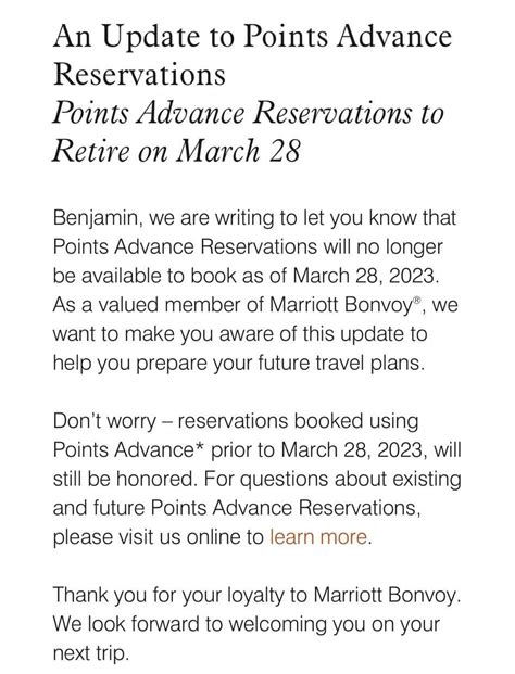 Marriott Bonvoy Ends Points Advance Feature On March 28, 2023 ...