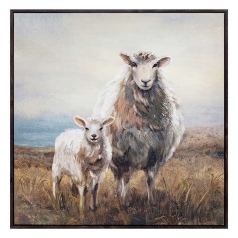 Honeybloom Sheep Canvas Wall Art | At Home