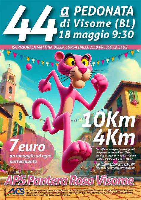 Pedonata Pantera Rosa, Via Visome, 32100 Belluno, Italy, 18 May 2025 ...