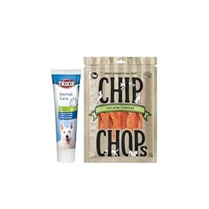 Combo of 1 Trixie Mint Toothpaste 100 GMS and 1 Pack of Chicken Tenders ...