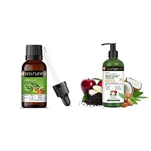 Buy Soulflower Jojoba Oil for Hair Growth Ecocert Cosmos Organic ...