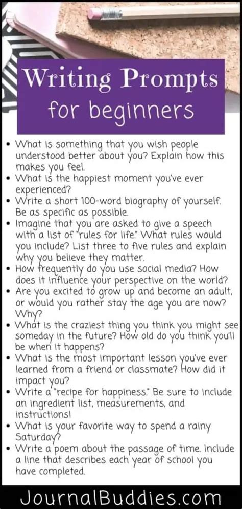 Writing Prompts for Beginners 的图像结果