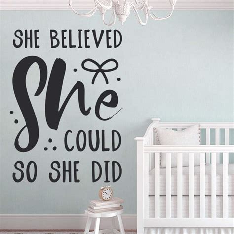 VVWV Wall Sticker Quote for Kids Rooms Inspiring Motivational Words ...