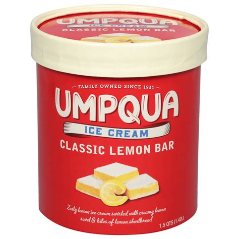 Umpqua Ice Cream, Classic Lemon Bar (1.5 qt) Delivery or Pickup Near Me ...