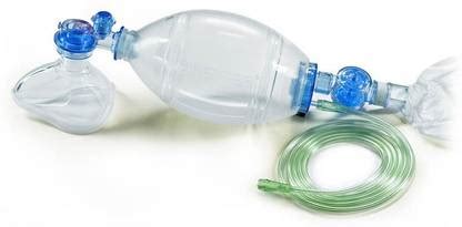 momento Manual Resuscitator 1500ml Silicon Adult Ambu Bag +Oxygen Tube ...