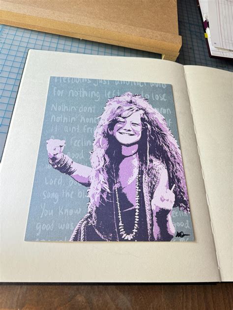 Janis Joplin 8x10 Art Print - Me and Bobby Mcgee Lyrics - Etsy