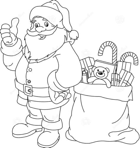 Santa Claus Printable Coloring Pages
