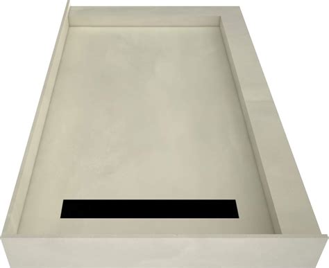Buy Tile Redi RT3672LDR-PVC-MB Redi Trench Shower Pan, Matte Black ...