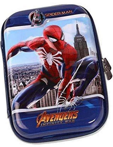 Flipkart.com | Neel® Avenger Pouch Embossed Pencil Box Cute Pencil Case ...