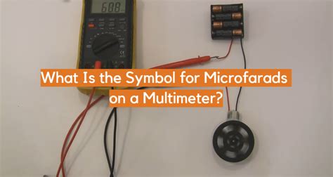 Image result for Microfarad Symbol On Multimeter