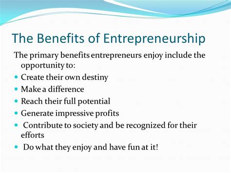 Benefits of Entrepreneurship 的图像结果