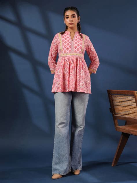 Shop Exclusive Cotton Tops & Tunics Collection Online | Jaipur Morni
