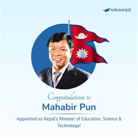 Congratulations to Mahabir Pun on being appointed as Nepal’s Minister ...