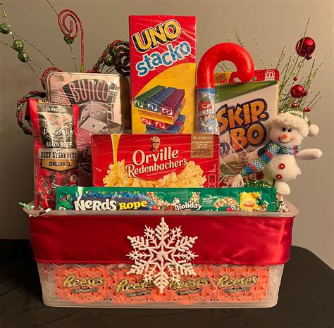 Family Gift Basket-family Game Basket Holiday-seasonal-anytime Game ...