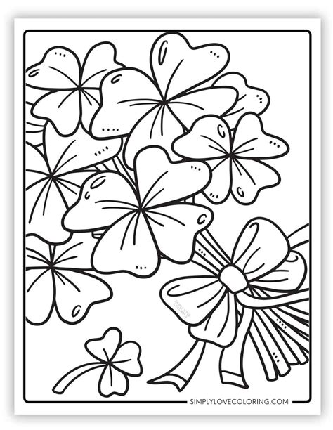 Shamrock Coloring Pages (Free PDF Printables) - Simply Love Coloring