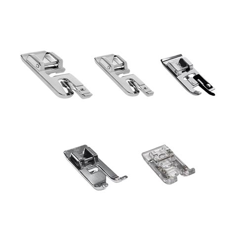 Akiara Sewing Machine Presser Feet Set, 5 Pieces - Hemmer, 1/8 Inch Ro ...