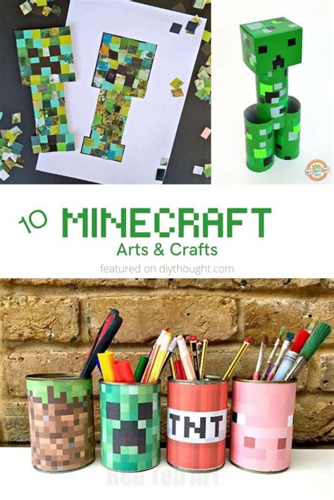 Minecraft Arts And Crafts Ideas MINECRAFT MADNESS: Crafts For Parties,