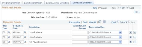 Defining the Final Check Process
