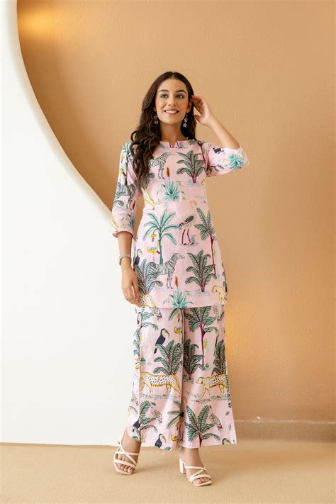 Rosy Reverie Cotton Co-ord Set from Me & My – Me&My