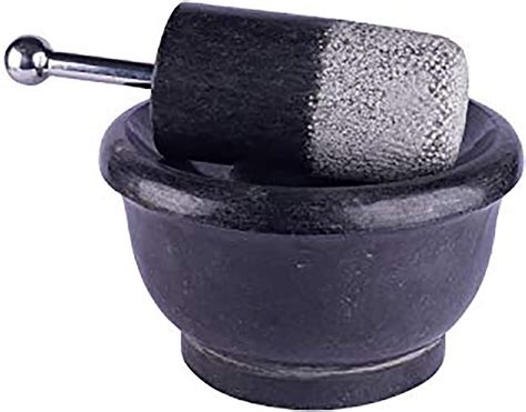 Buy Village Decor handmade stone polished attukal/mortar & pestle ...