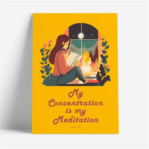 My Concentration - Rolled Poster | Kritinova – KRITINOVA INDIA