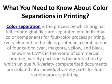 Image result for 4 Color Process Separations