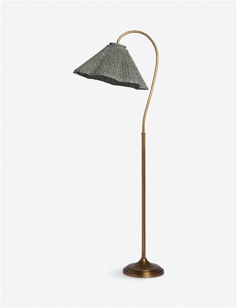 Jordan Floor Lamp | Floor lamp, Gooseneck floor lamp, Pleated shade
