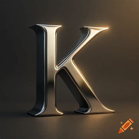 3D Letter K Wallpaper