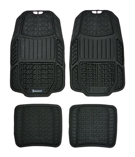 009077 Michelin Universal fit Floor mat set Elastomer, Front and Rear ...