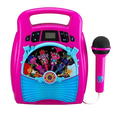 Buy KIDdesigns Trolls World Tour Bluetooth MP3 Sing Along Karaoke ...
