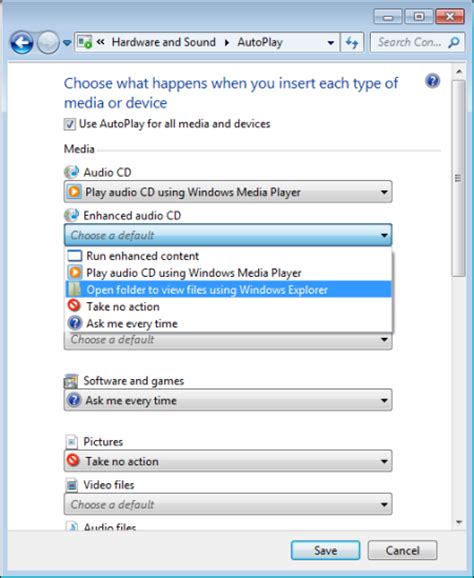 Image result for Control Panel Auto Play