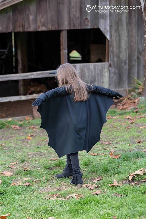DIY Bat Costume - 5 Minutes for Mom