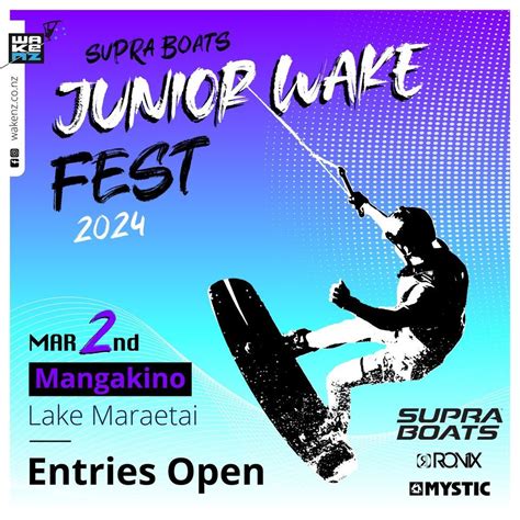 Junior Wake Fest, Mangakino, Tokoroa, 2 March 2024 | AllEvents