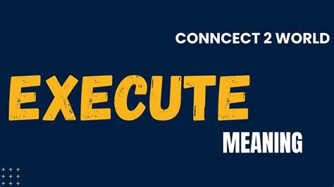 Image result for Executing Synonym